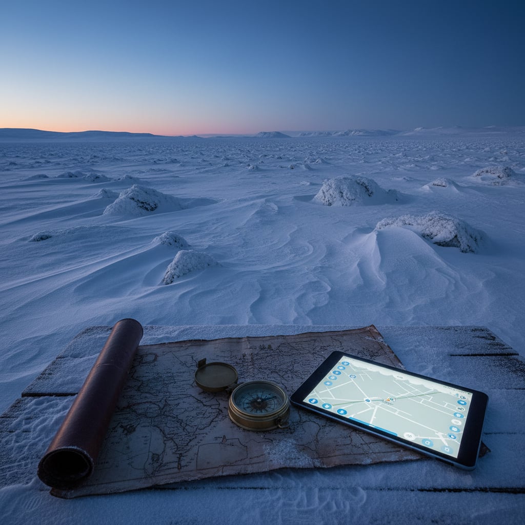 Borean Tundra kort og navigation: Find rundt i den iskolde zone